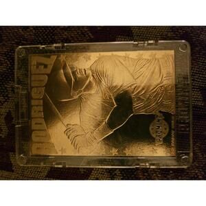 Alex Rodriguez - ProMint 22kt gold card - 1997 with hard case. Never out of case